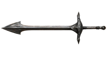Ornate Medieval Sword Dark Fantasy Weaponry,