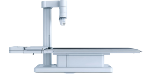 Portable X-Ray Machine on transparent background