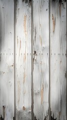 Old wooden white wall
