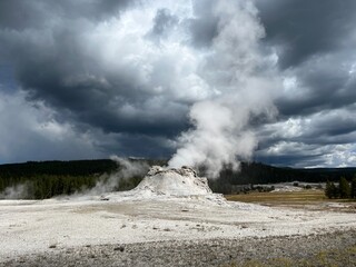 Castle Geyser in Yellostone