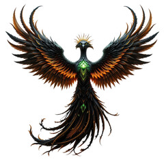 Fototapeta premium Majestic Fire Phoenix