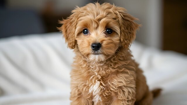 Adorable Bichpoo &ndash; A Cute Hybrid Dog with Fluffy Curls