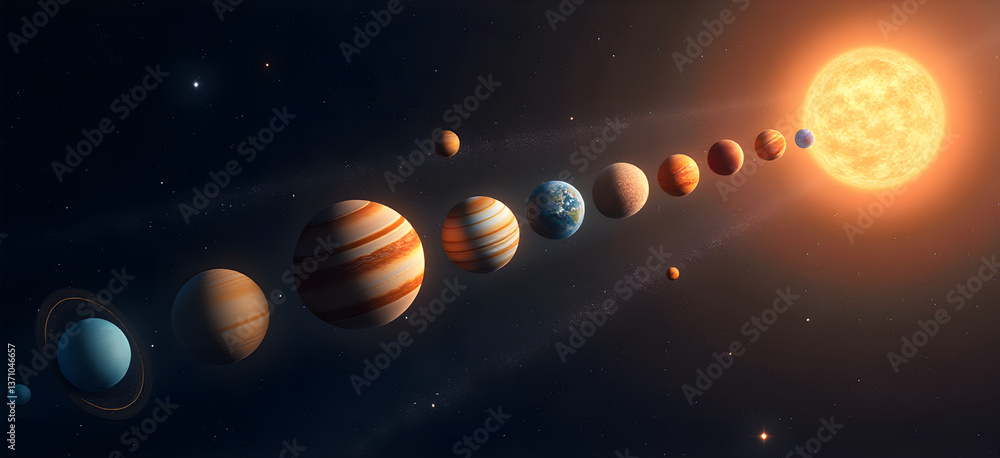 Poster planetary alignment forms 