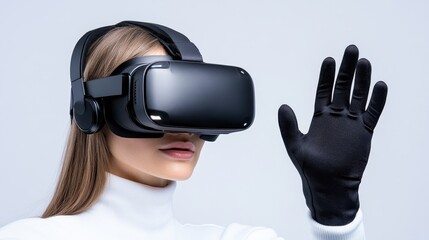 Virtual Reality Experience, A Designer Engaged in Haptic Feedback Testing for Innovative Gambling Experiences