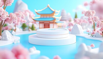 Asian-Inspired Product Display