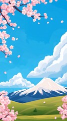 Spring Mountain Cherry Blossoms