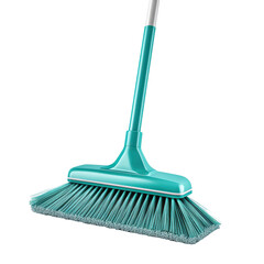 Curling Broom isolated on white background