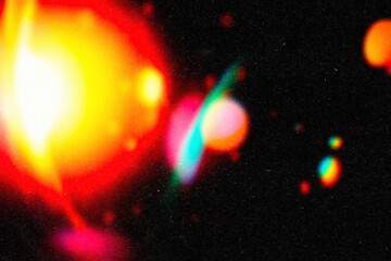 Noisy Light Leak Overlay