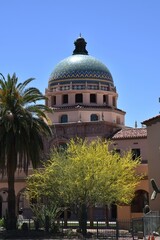 Pima County courthouse dome in Tucson Arizona