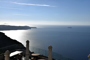 View of the sea from Greek Isle