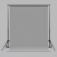 Studio Photography Grey Backdrop on Stand