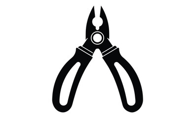Pliers illustration design silhouette