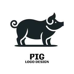 Pig Vector Logo Design