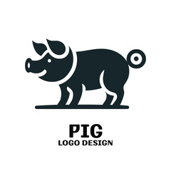 Pig Vector Logo Design