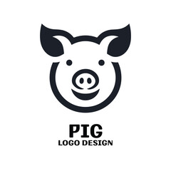 Pig Vector Logo Design