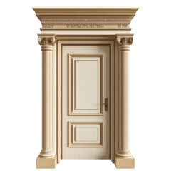 Obraz premium Door Frame isolated on white background