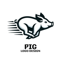 Pig Vector Logo Design