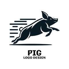 Pig Vector Logo Design
