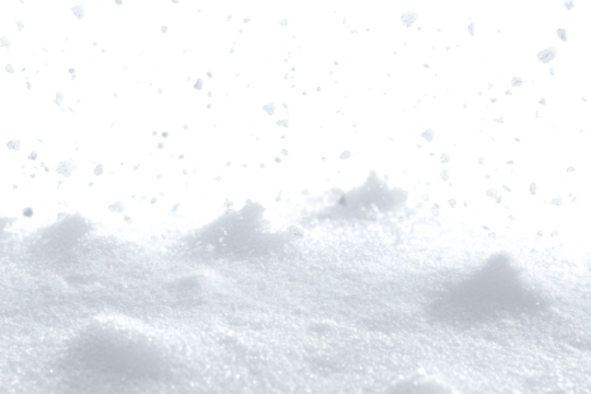 snow on the transparent backgrounds