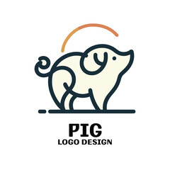 Pig Vector Logo Design