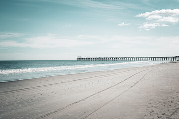 pier in the sea