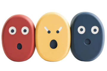 Playful and Colorful Face Emotion Toys for Children Learning Expressive Reactions and Feelings in a Fun and Engaging Way, Ideal for Early Education Settings