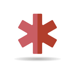 Medical Emergency Care glyph vector icon