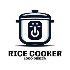 Rice Cooker Vector Logo Design