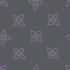 Cute feminine watercolor seamless pattern with wildflowers.hand drawn