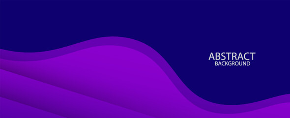 Abstract purple banner background. Graphic design banner pattern background template with dynamic curve shapes