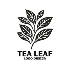 Tea Leaf  Vector Logo Design