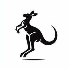 Obraz premium kangaroo silhouette image