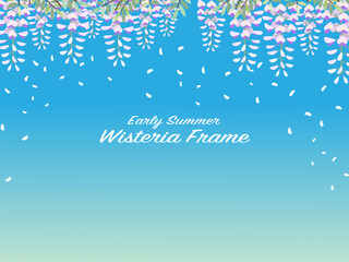 Early Summer Wisteria Frame