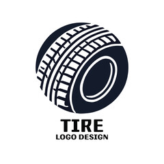 Tire Vector Logo Design