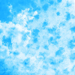 Blue watercolor painting paper texture background