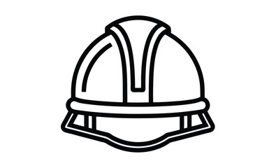 Construction hard hat silhouette, Construction Hard Hat Silhouette Vector, Engineer hard hat Safety Helmet, Safety helmet icon 