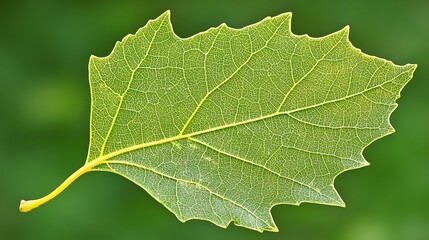 Green Leaf Closeup Detail.