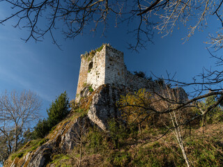 Castillo de Andrade, de Noguerosa. Pontedeume. Castillo medieval.
Andrade Castle, Noguerosa. Pontedeume. Medieval castle.