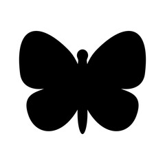 Butterfly silhouette vector. Vector butterfly. Butterfly icon. Butterfly illustration.
