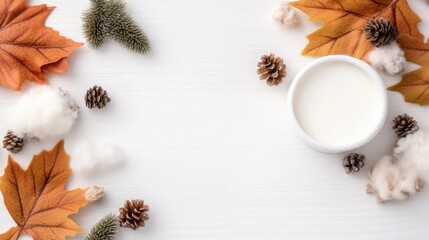 Autumnal arrangement, cozy, fall decor