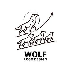 Wolf Vector Logo Design