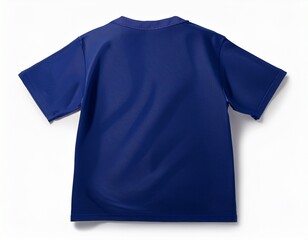 dark black tshirt oversize back isolated on white background. Mock up template for design and print