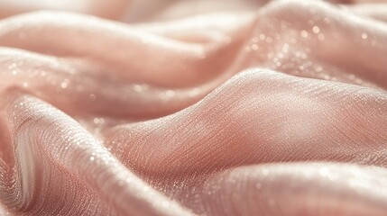 Closeup of pink fabric. Giraffe eats giraffe in zoo. A giraffe eats a giraffe in a zoo. Detailed view of a pink lifestyle material.