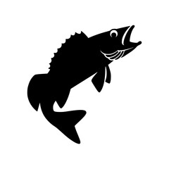 Naklejka premium Flying Fish Vector Icon - Fishing Illustration