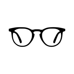 Fototapeta premium Glasses Icon - Minimalist Vector Design