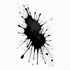 black ink splat
