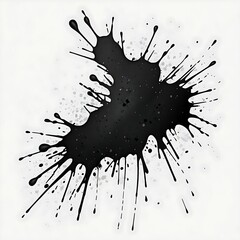 black ink splat background