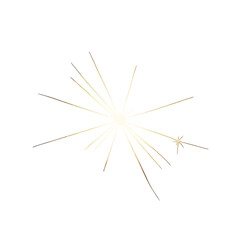 Abstract starburst on a transparent background