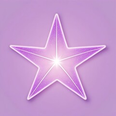 silver star on red background