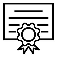 certificate vector icon